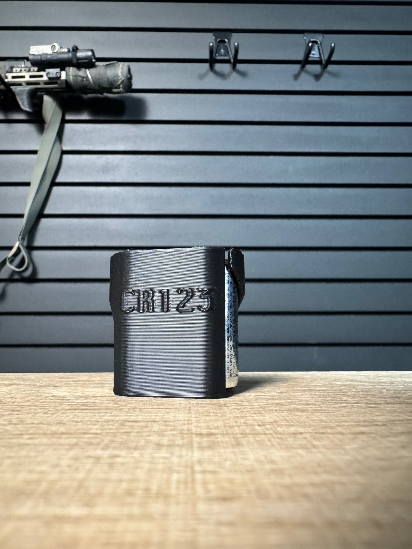CR123 battery sleeve